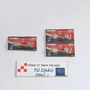 Pin G5 AG5 LR754 LR48 193 GP93A 393 SR754W - 1.5V / Hiệu Camelion chính hãng