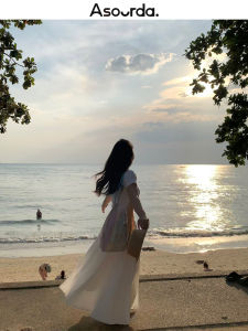 Comfortable Big Skirt Half-length A-Line Midi Skirt Elegant Versatile Long Dress Slimming High Waist Polyester Daily Wear