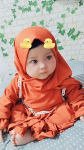 Gamis bayi perempuan newborn aqila 0-16bln