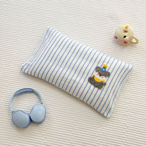 Kiss Dear | Cotton Cartoon Embroidery Baby Pillowcase