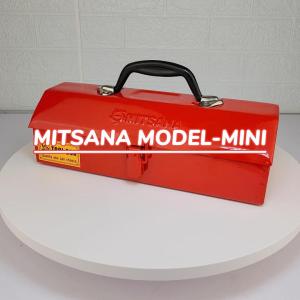 MITSANA MINI กล่องใส่เครื่องมือช่าง สีแดง กล่องเครื่องมือ 12 นิ้ว 1 ชั้น เหล็กหนา 0.7 มม. พ่น และอบสี เกรดพรีเมี่ยม