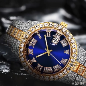 COD Fashion Watch For Men Waterproof Original Quartz Relo Mens New Gold Watches Calendar Analog Stainles