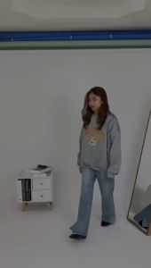 Sweater Crewneck Wanita Oversize Premium Artikel Colorado