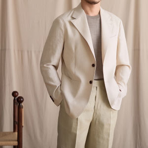 Summer Lightweight Breathable Mens Casual Suit