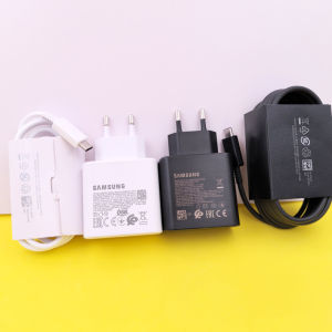 Samsung | Samsung 45W PD Charger For Galaxy A55 C55 F55 M55 S25 S24 Ultra Z Fold 7 6 Super Fast Charging EU/US Adapter 1/1.8M Type C Cable