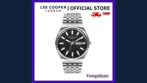 LEE COOPER OFFICIAL Men Metal Band Silver Watch Water Resistant Affordable Branded Timepiece (2 Years Warranty) LC07630.350