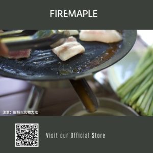 FIREMAPLE Portable Non Stick Grill Pan Outdoor Camping Cookware