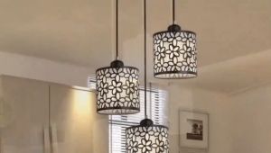 Yhlamp Vintage Hollow Chandelier Modern Ceiling Lamp Led Pendant Restaurant Kitchen Chandelier Creative Home Lighting