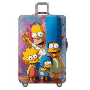 Mickey Elastic Luggage Cover Travel Boarding Suitcase Dustproof Bag Wear Resistant Leather Box Protector for Touring