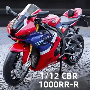 Mô Hình Xe Mô Tô Thu Nhỏ Hợp Kim Tỷ Lệ 1:12 BMW S1000RR Honda CBR1000RR Có Tay Lái Dành Cho Bé Trai