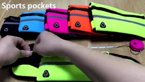 Sport Running Waist Belt Bag Universal Waterproof Jogging Belt Bag Outdoor Running Pouch Bag