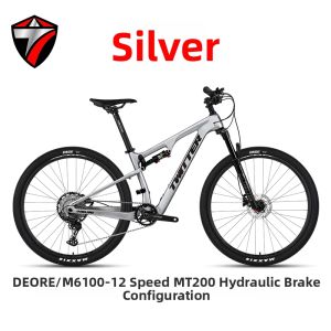 Twitter | Full Suspension Carbon Fiber Thru-Axle Elevating Hydraulic Disc Brake Mountain Bicycle