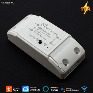 WiFi Smart Switch Tuya APP Wireless Controller 90-250V 220V Universal Breaker Timer 10A Relay Module