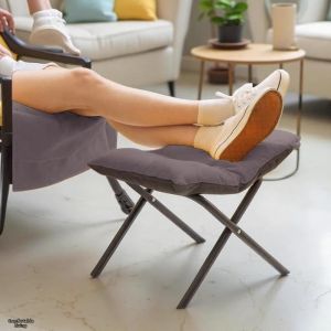 MEIKAIBIN | Folding Footrest Ottoman for Office Use