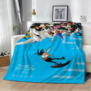 Bandai | D-Digimon Adventure Classic Movie 3D Flannel Blanket Soft Throw Blanket Art For Home Decor Bedroom Bed Sofa Picnic Fans Gift