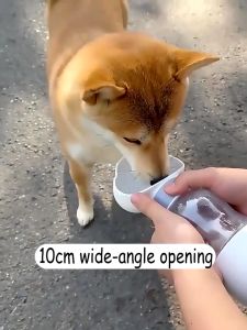 2 In 1 Pet Cup: Portable Water Bottle & Dog Feeder - Perfect Companion for Cats and Dogs