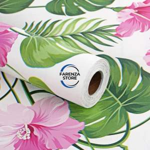 Wallpaper Dinding Daun Keladi Hijau Panjang 8Meter x Lebar 45CM