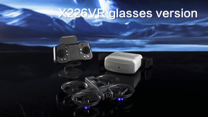 Remote control aircraft X226VR version screen control version dual image transmission brushless drone high-definition aerial photography optical flow hover