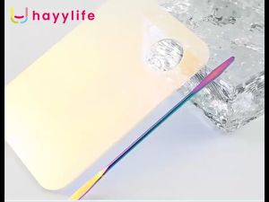 Hayylife Set Palet Pewarnaan dan Alat Make-up - Palet Pewarnaan untuk Kuku Tongkat Pewarnaan Dasar Palet Cat Akrilik Berwarna untuk Alat Make-up HL-BCB918