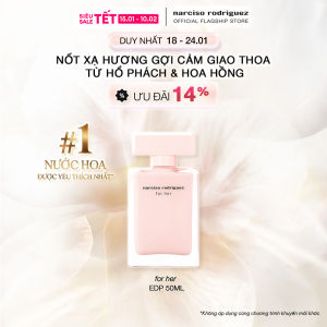 [18 - 24.01 | ƯU ĐÃI ĐẾN 22%] Nước Hoa nữ Narciso Rodriguez For Her Eau De Parfum 50ml