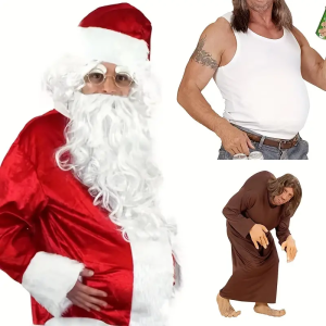 ท้องพองท้องปลอมท้องตั้งครรภ์พุงยื่น. บทบาทการเล่นท้องปาร์ตี้คริสต์มาสและวันหยุด