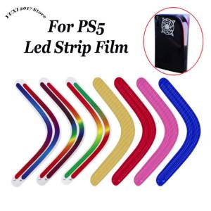 Miếng Dán Đèn LED Cầu Vồng Gradient Cho PS5 Decal Tự Dính Phụ Kiện Game Đèn Nền Máy Chơi Game
