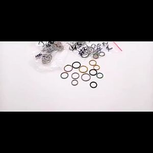 Surgical Steel Nose Ring Chain Earring – Hinge Segment Septum Clicker in 1.0mm/1.2mm/1.6mm