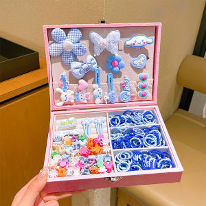 Bộ Hộp Quà Tặng Phụ Kiện Tóc Phong Cách Công Chúa Cho Bé Gái Kẹp Tóc Và Ruy Băng Quà Sinh Nhật Phụ Kiện Thời Trang Trẻ Em