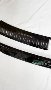 Ốp chống trầy cốp trong ngoài xe Huyndai Custin 2023-2024-2025 Mẫu TITAN phay xước cao cấp