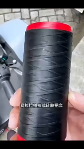 Silicone Motorcycle Handle Cover Protector Sleeve Anti-slip Shock-absorbing Universal Handle Cover Motorcycle Handle Cover Accessories