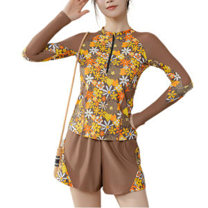 Lyseacia M-5XL cỡ lỡn Áo Bơi Chuyên Nghiệp thể thao cho nữ Đồ Bơi Một Mảnh không tay Boyleg đào tạo đồ tắm phù hợp với