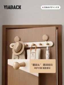 Strong Absorption! Heavy Duty! Original Wood Suction Cup Door Back Hooks No Drilling Required Strong Load Bearing Clothes Hanger Wall Hooks