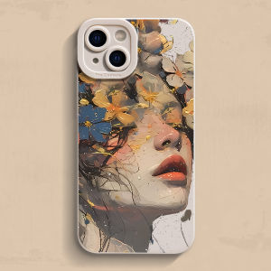 New 16 Styles Floral Girls Silicone Phone Case for 17/16/15/14 pro Max/13/12/11/X/XR/8P/7/6S Protective Cover Mini Women