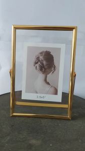 Bingkai foto kaca high quality (10x 15cm ) Frame floating double glass