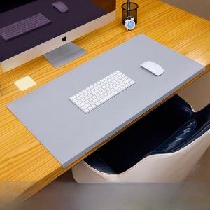 Leather Desk Mat with Elbow Protector Large Computer Desk Pad for Office And Study PVC Material Universal Compatibility