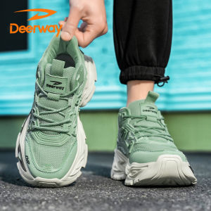 Deerway Mens Casual Sports Shoes Thick Bottom Anti-slip Wear-resistant Fashionable Outdoor Leisure Shoes Spring Autumn