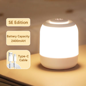 LED  Night Lights 3 Brightness USB Rechargeable Table Lamp Portable Bedside Light for BedroomGarageBedroom Study Room