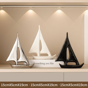 Modern Simple Sailboat Home Decoration Living Room TV Cabinet Decorative Accessories Entrance Display Luxury Light Luxury