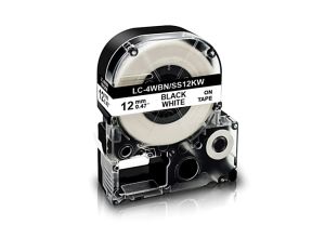 Label Maker 12mm Tape SS12KW 18mm SS18KW Label tape LC-4WBN9 for Epson LabelWorks Tape