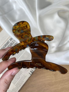 กิ๊บติดผมสไตล์ฝรั่งเศสขั้นสูงเกาหลีฝรั่งเศสกิ๊บขนาดกลางคลิปฉลามครึ่งเจ้าหญิงเครื่องประดับผม