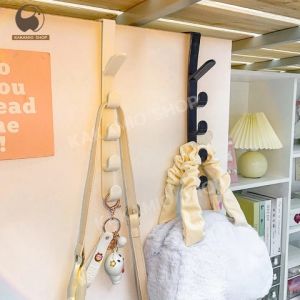 5ตะขอ ที่แขวนอเนกประสงค์ ที่แขวน ที่แขวนของเกี่ยวประตู ที่แขวนติดผนัง แขวนหลังประตู แขวนของกับขอบประตู