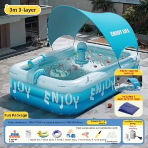 BOENIN | Inflatable Thickened Family Pool