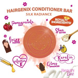 BBPH Discover Luxurious Hair: SILK RADIANCE 𝐇𝐚𝐢𝐫𝐆𝐞𝐧𝐢𝐱 𝐒𝐨𝐥𝐢𝐝 𝐂𝐨𝐧𝐝𝐢𝐭𝐢𝐨𝐧𝐞𝐫 𝐁𝐚𝐫 𝐂𝐨𝐥𝐥𝐞𝐜𝐭𝐢𝐨𝐧 - 4 Blends - Hair Grower Hair Repair