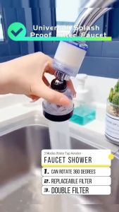 AKIRO HOME Kitchen Faucet Water Tap Filter 360° Rotate 3 Mode Faucet Tap Anti-Splash Faucet Sink Head Paip Sinki Tap Keran 过滤器水龙头