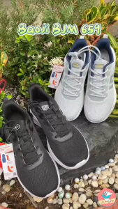 รองเท้าผ้าใบเบาจิ เบาจิ รองเท้าวิ่ง รองเท้ากีฬา รองเท้าผ้าใบ 659 รูปแบบ BAOJI BJM