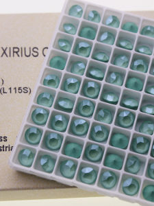 เพชรประดับหัวเข็มขัดทรงกลมแบบ 3 มิติ ด้านล่างแหลม 1088 ชิ้น สีมิ้นต์ สำหรับงาน DIY ทำมือ อุปกรณ์ตกแต่งเล็บ อุปกรณ์ตกแต่งเล็บ