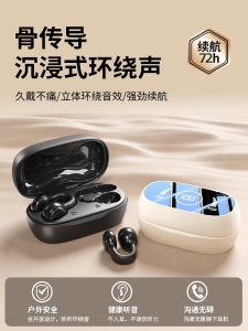 Long-Lasting Bluetooth Earphones Sports Wireless Clip-On Sweatproof for Vivo Sonatop M47 Stereo Sound Voice Control Music