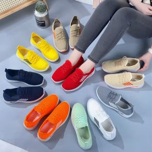 RFA TOP  SEPATU SNEAKERS WANITA JARING SW35 SEPATU WANITA SEPATU GARIS TAPAK VIRAL WARNA MENARIK 2025 SW05NTA M07
