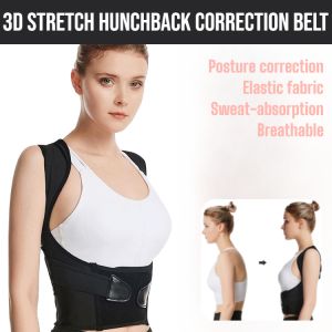 3d Stretch Hunchback Correction Belt Adjustable Back Brace Posture Corrector Pain Relief Breathable S-3XL