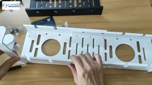 Giá đỡ ổ điện mở rộng dưới bàn GODMR22 – Thiết kế khay trượt thông minh chất liệu thép sơn tĩnh điện chịu lực tốt lắp đặt dễ dàng